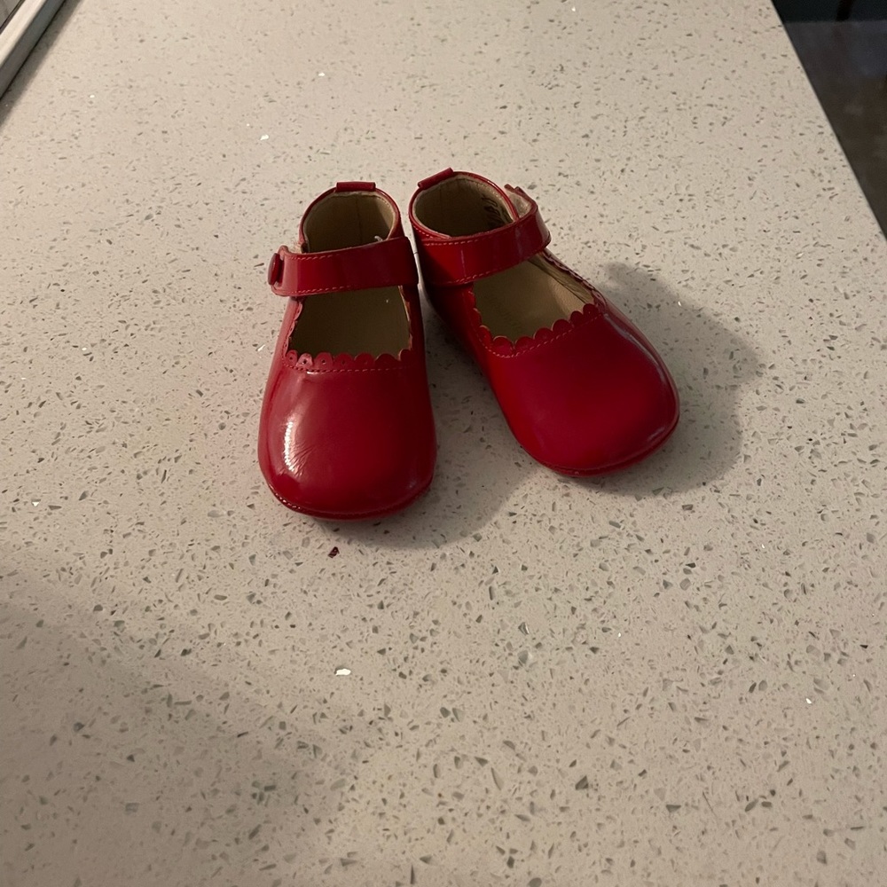 Red Elephantito Shoes Size 4/EU 19